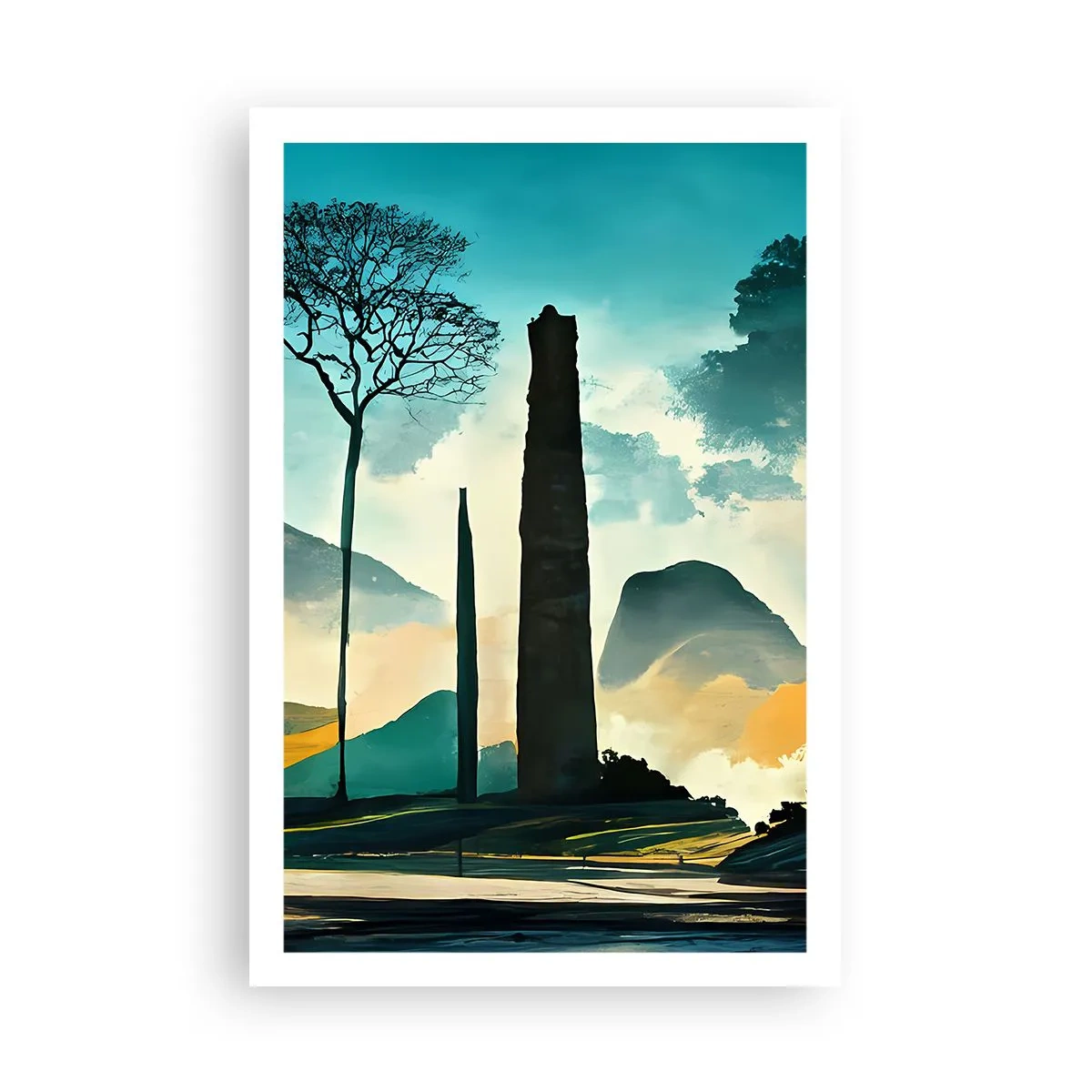 Plakat - Wciąż wyżej i wyżej - 61x91 cm