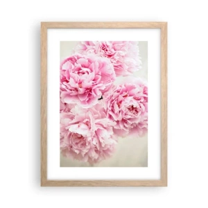 Plakat w ramie jasny dąb - W różowym przepychu - 30x40 cm