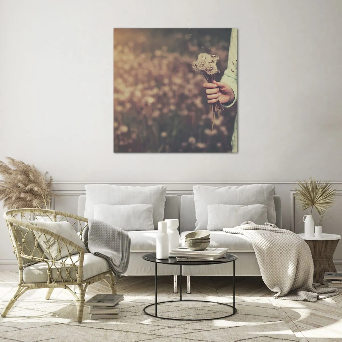 Obraz na szkle - Zatrzymaj je, proszę - 60x60 cm
