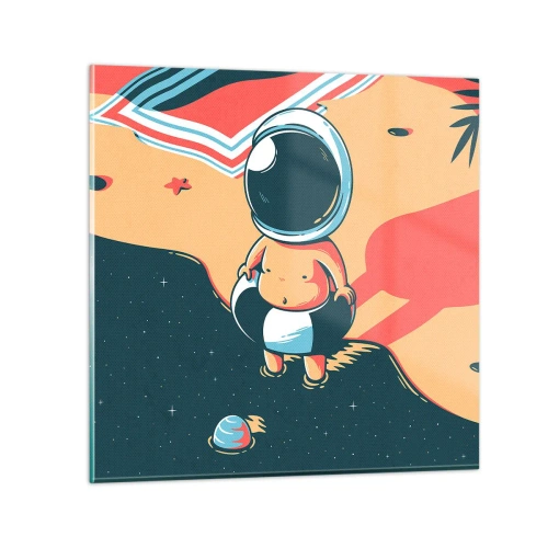 Obraz na szkle - Z innej perspektywy - 70x70 cm