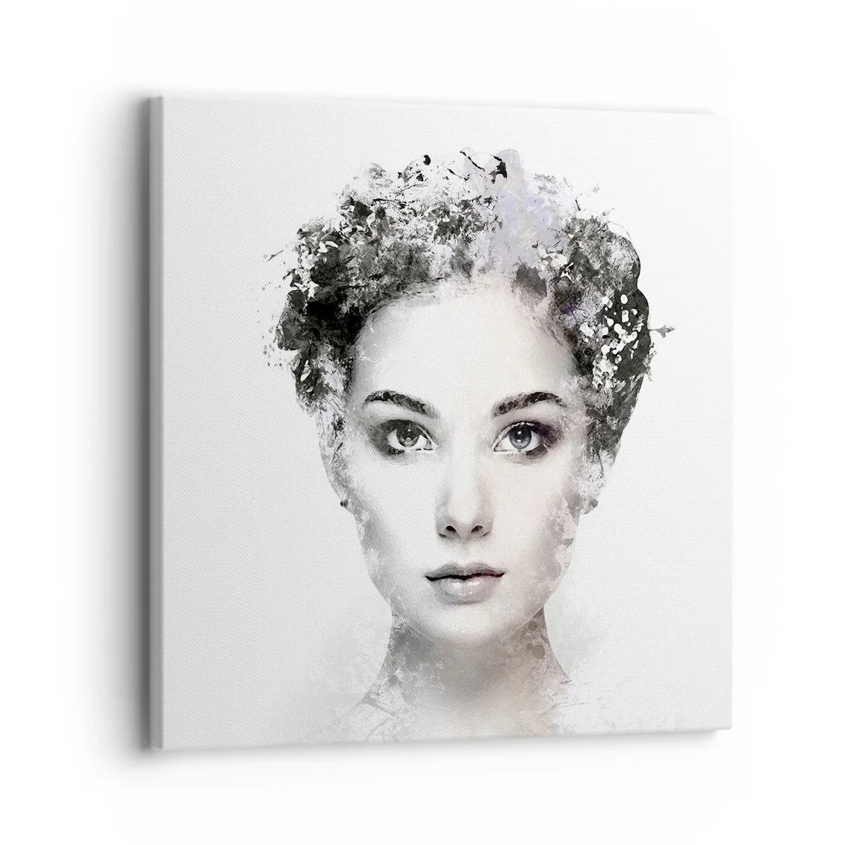 Obraz na płótnie - Portret niezwykle stylowy - 30x30 cm