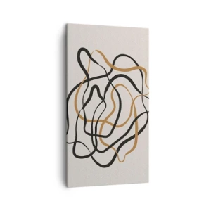 Obraz na płótnie - Wszystko się pokręciło - 45x80 cm