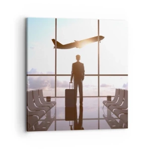 Obraz na płótnie - Masz czas, zwolnij - 70x70 cm