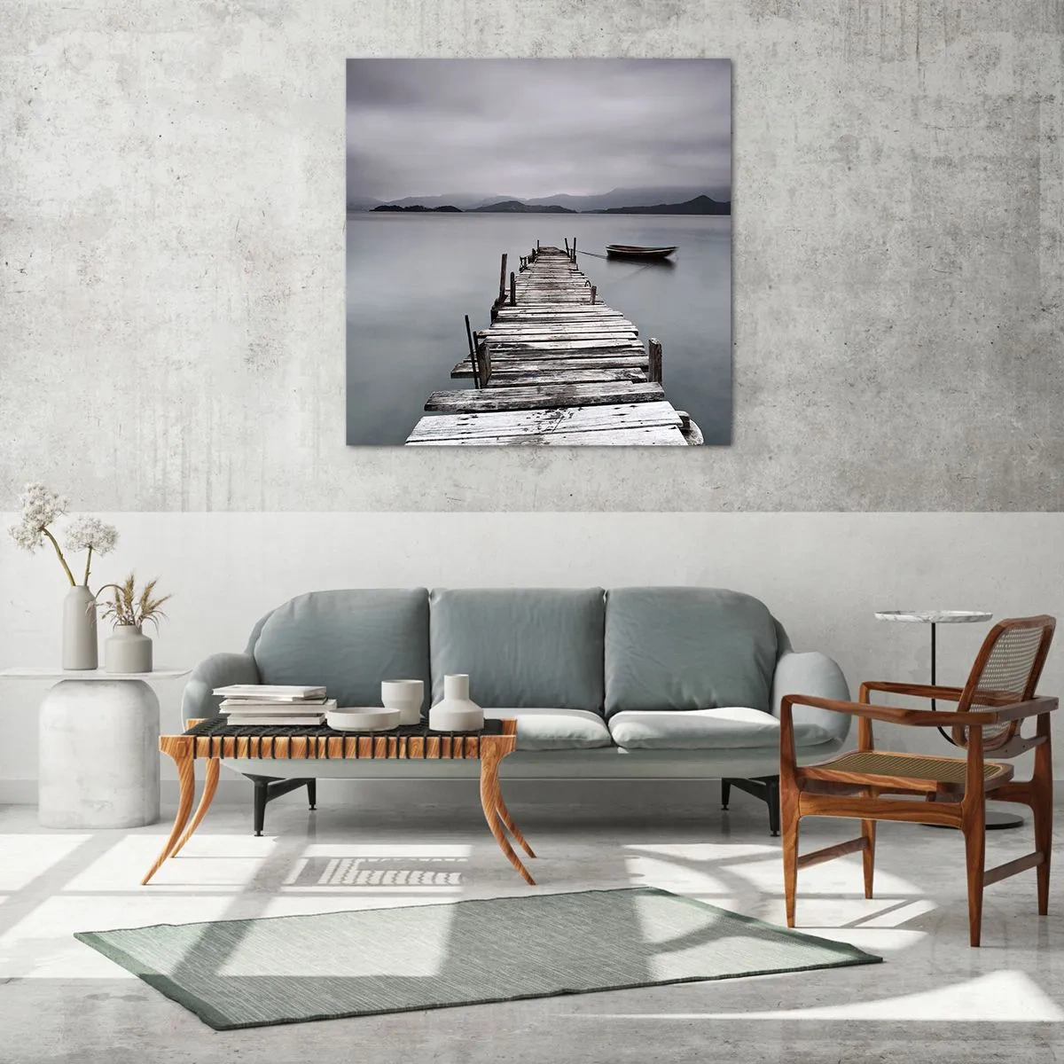 Obraz na szkle - Jutro możesz ruszać - 50x50 cm