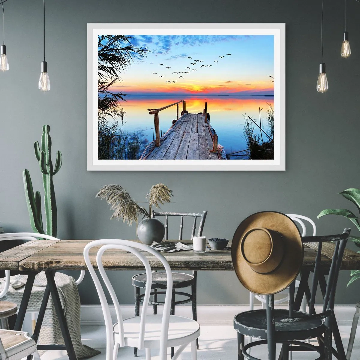 Plakat w białej ramie - Pora wracać… - 40x30 cm