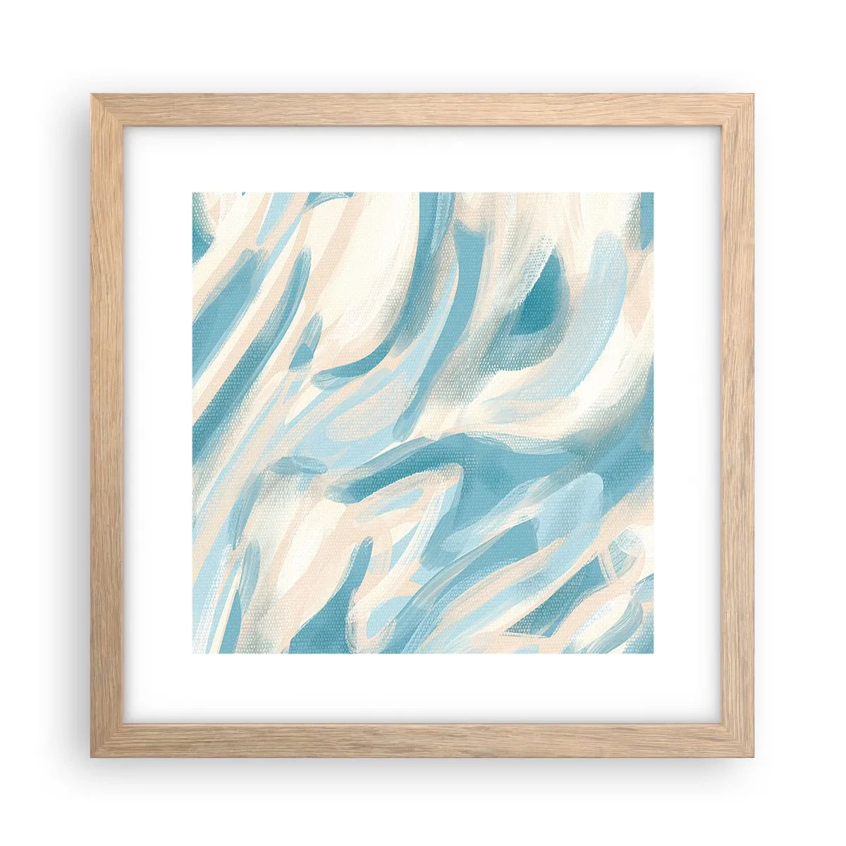 Plakat w ramie jasny dąb - Wiosenne powiewy - 30x30 cm