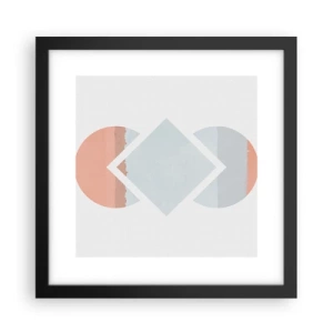 Plakat w czarnej ramie - Sytuacja jest jasna - 30x30 cm