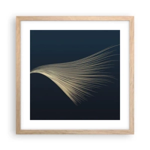Plakat w ramie jasny dąb - Jak anioła włos - 40x40 cm