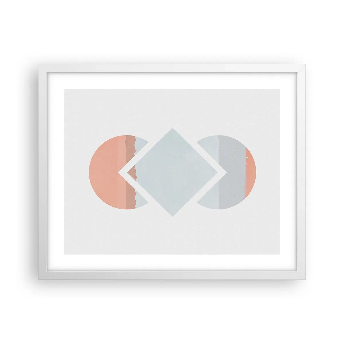 Plakat w białej ramie - Sytuacja jest jasna - 50x40 cm