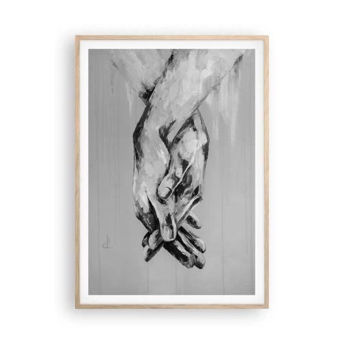 Plakat w ramie jasny dąb - Początek… - 70x100 cm