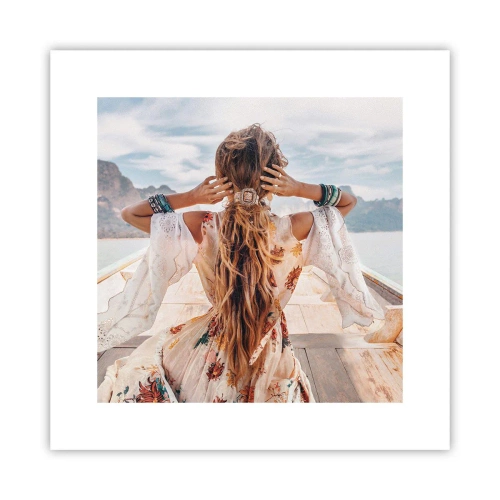 Plakat - W drodze ku szczęściu - 30x30 cm