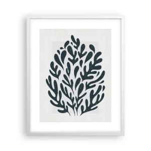 Plakat w białej ramie - Kształty natury - 40x50 cm