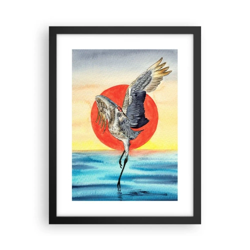 Plakat w czarnej ramie - Czas wracać - 30x40 cm