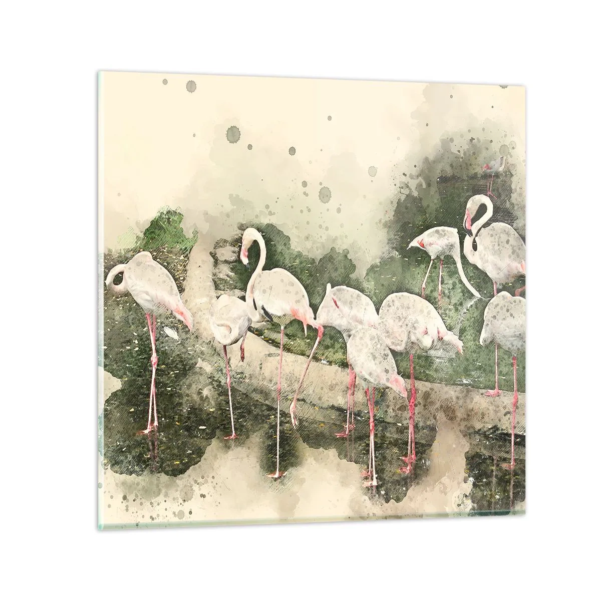 Obraz na szkle - Egzotyczny sen - 40x40 cm