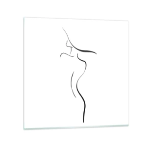 Obraz na szkle - Nieuchwytna jak fala - 70x70 cm