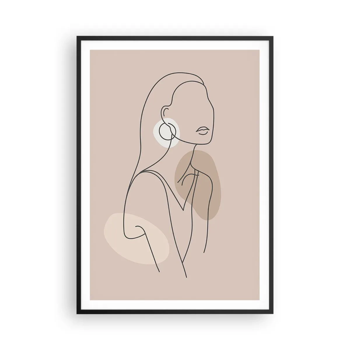 Plakat w czarnej ramie - Ikona dziewczęcości - 70x100 cm