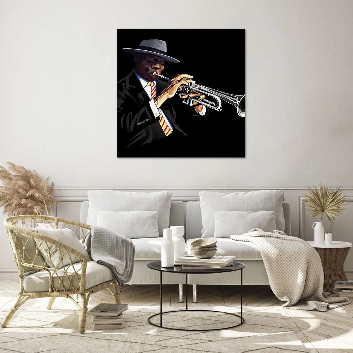 Obraz na szkle - Czar starej szkoły - 40x40 cm