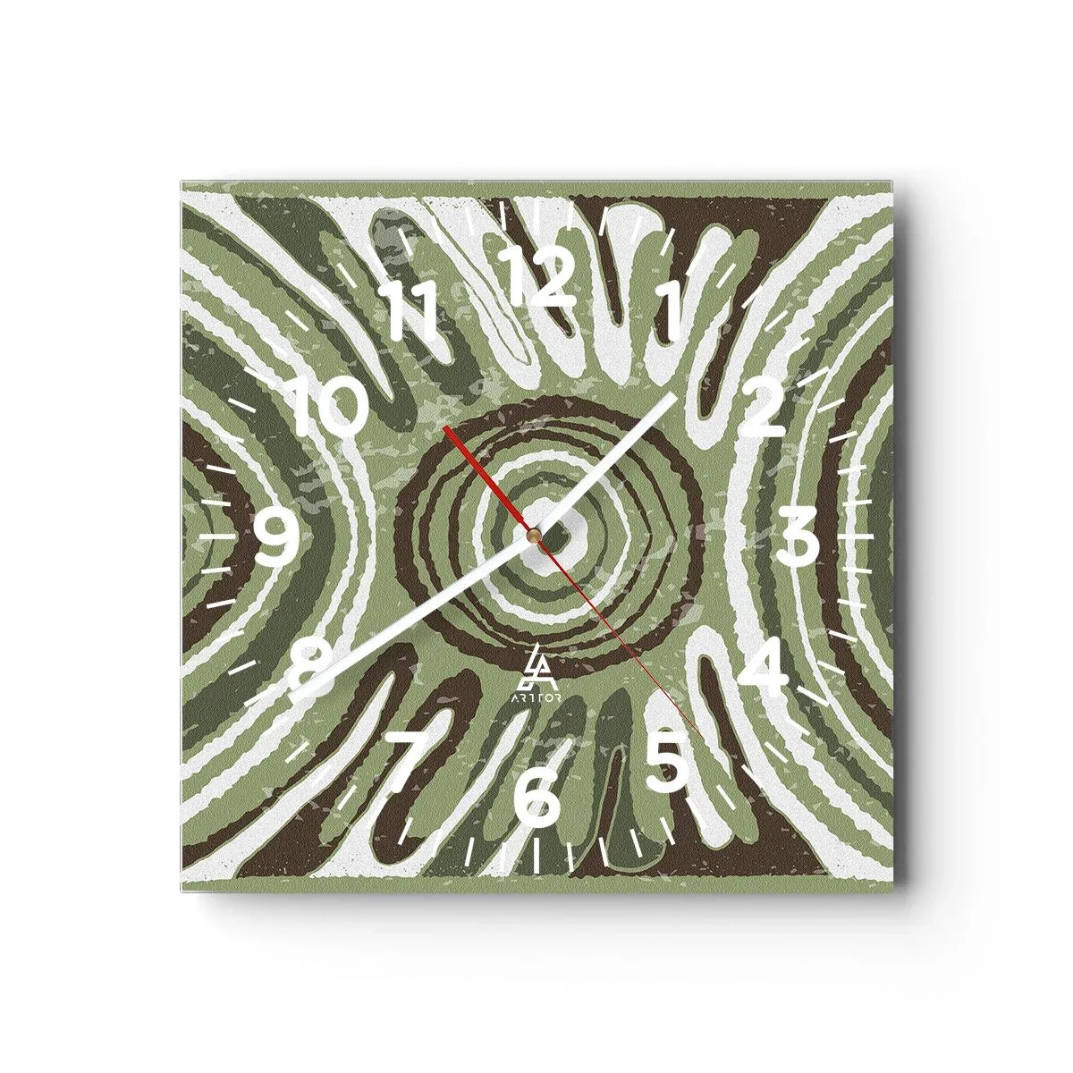 Zegar ścienny - Eksplozja emocji - 30x30 cm