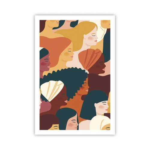 Plakat - Tylko kobiecość - 61x91 cm