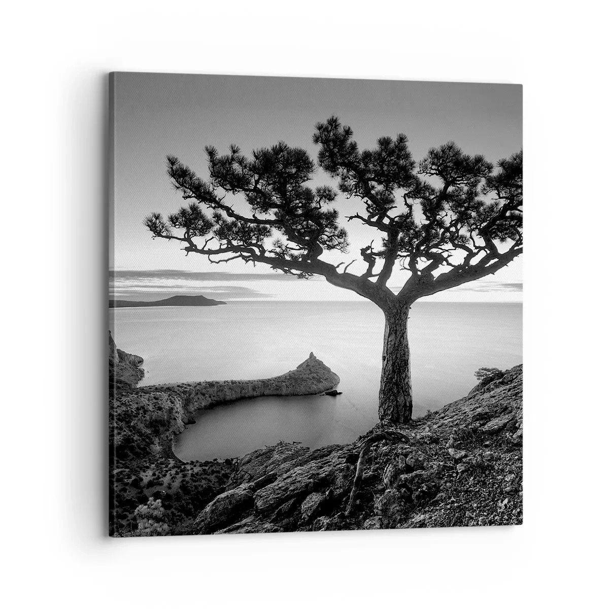 Obraz na płótnie - Spokój aż po horyzont - 70x70 cm