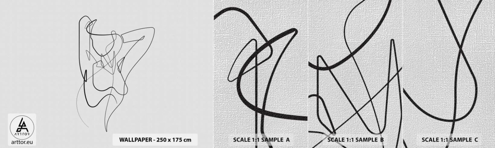 Fototapeta Próbka Premium Canvas - Naprawdę, jaka jesteś... - Abstrakcja, Ciało Kobiety, Grafika - 100x30 cm