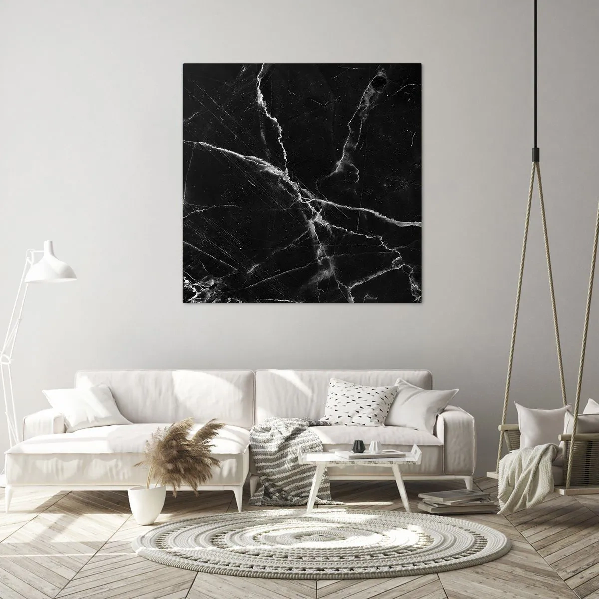 Obraz na płótnie - Sekretne życie kamienia - 50x50 cm