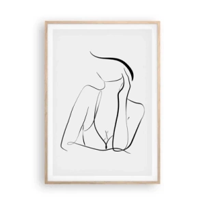 Plakat w ramie jasny dąb - Na fali marzeń - 70x100 cm