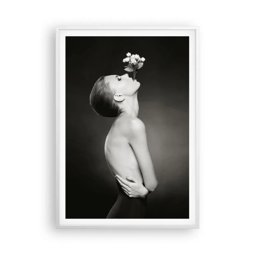 Plakat w białej ramie - Ekscentryczna elegancja - 70x100 cm