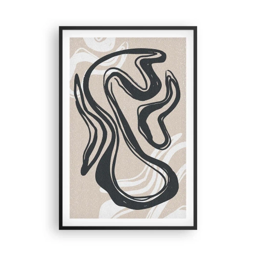 Plakat w czarnej ramie - Ekspresja zwielokrotniona - 61x91 cm