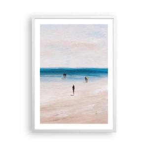 Plakat w białej ramie - Naturalna potrzeba - 50x70 cm