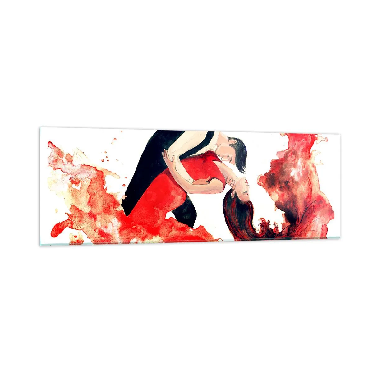 Obraz na szkle - Tango - zmysłowa fala - 90x30 cm