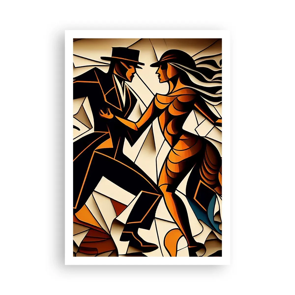 Plakat - Taniec pasji i namiętności - 70x100 cm
