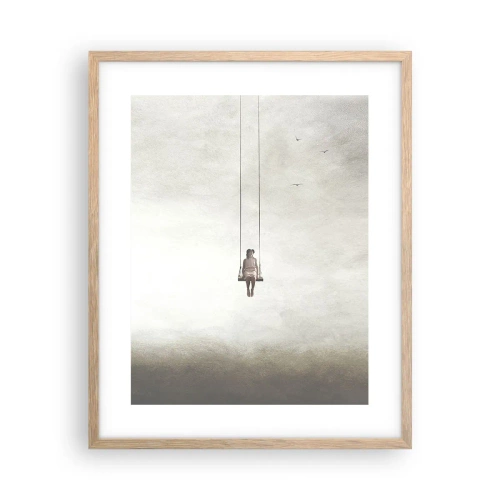 Plakat w ramie jasny dąb - Dziecko w nas - 40x50 cm