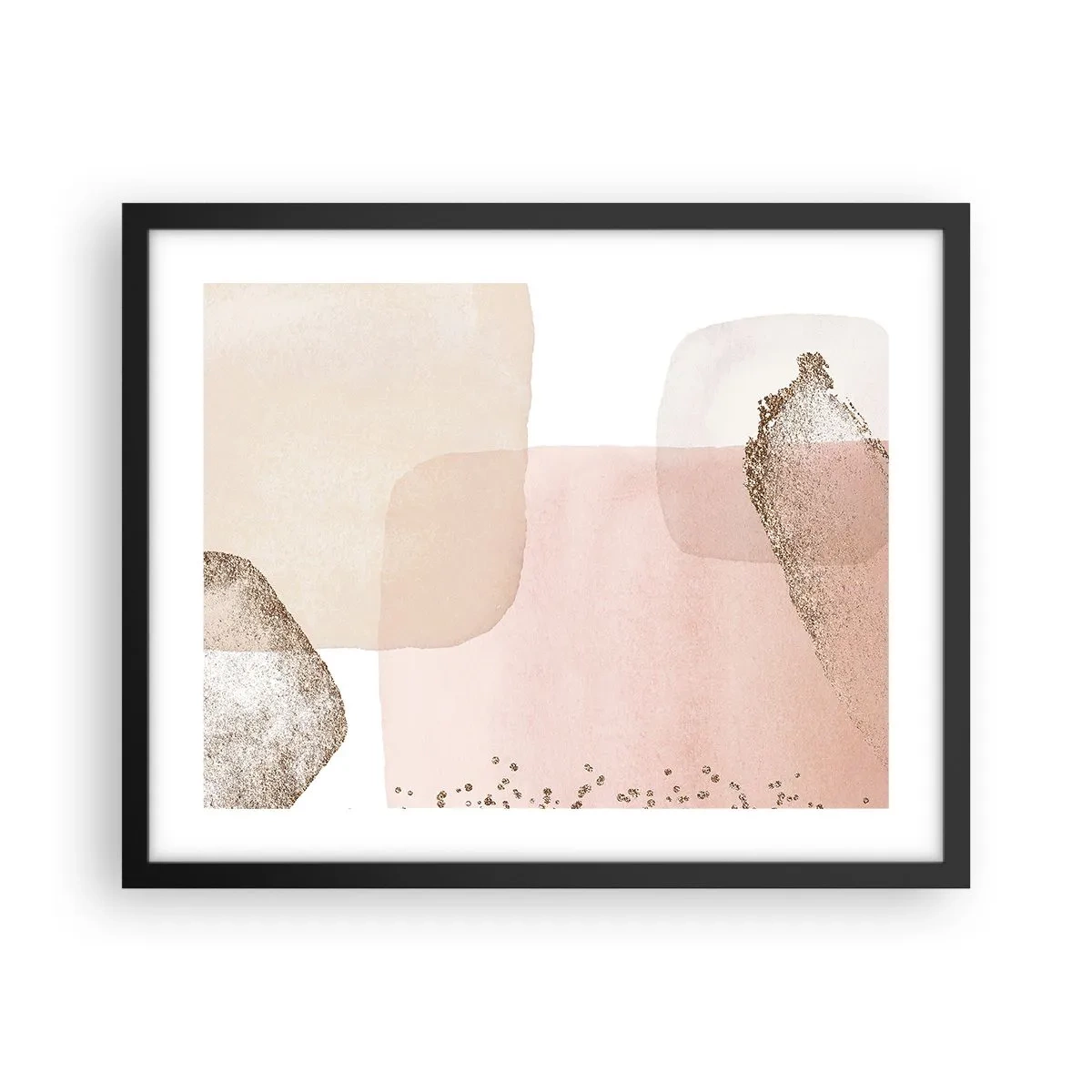 Plakat w czarnej ramie - Spojrzenie przez kolor - 50x40 cm