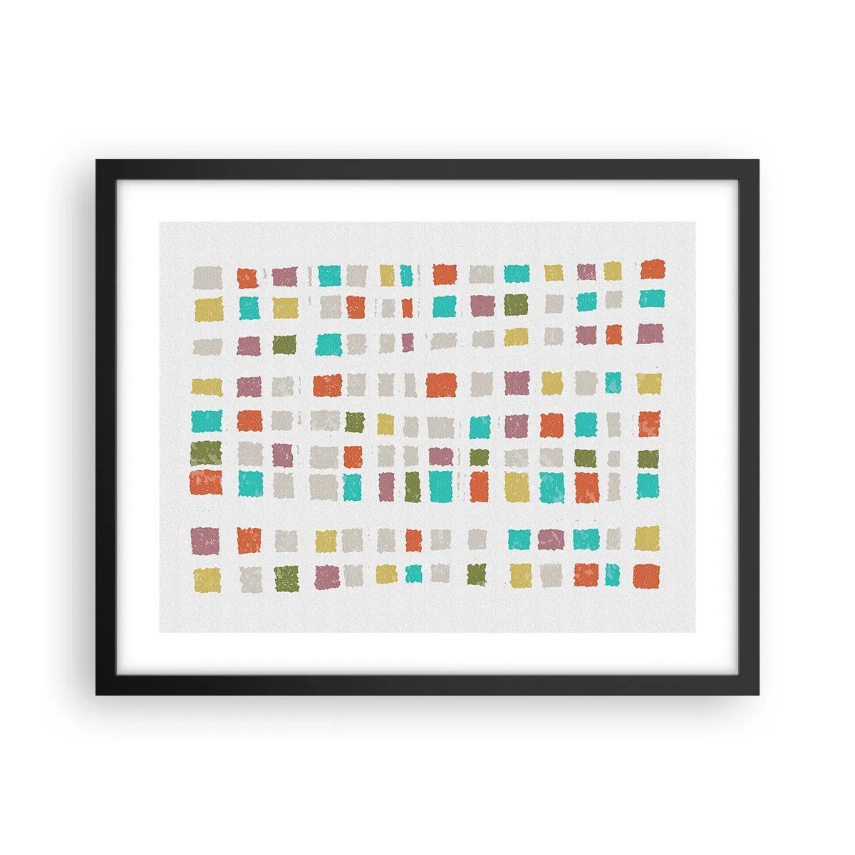 Plakat w czarnej ramie - Nieznana gra - 50x40 cm