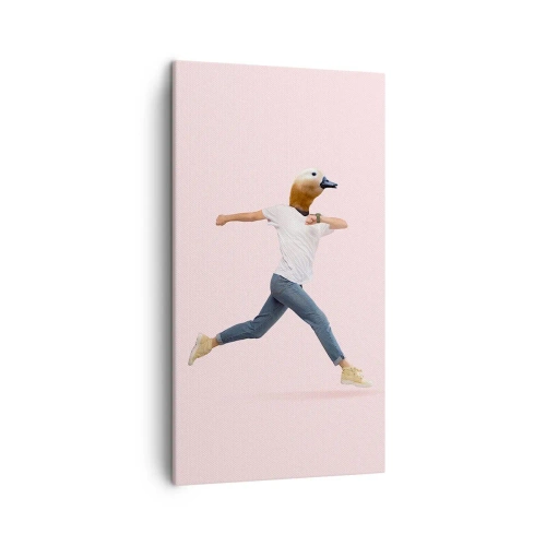 Obraz na płótnie - Szczypta absurdu - 45x80 cm