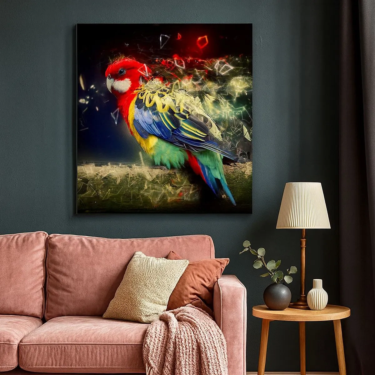 Obraz na płótnie - Posłaniec blasku - 30x30 cm