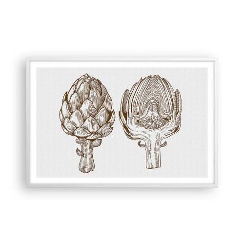 Plakat w białej ramie - Lekcja anatomii - 91x61 cm
