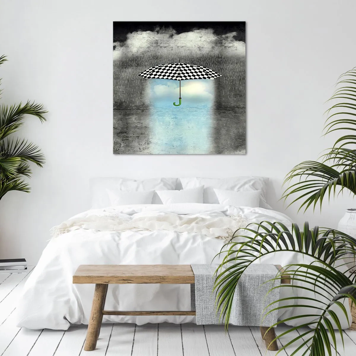 Obraz na płótnie - A jednak możliwe - 60x60 cm