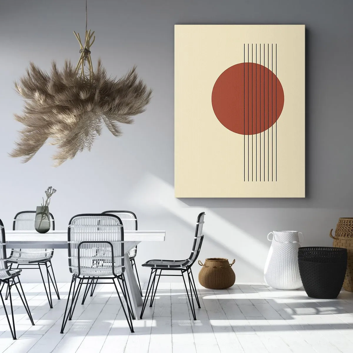 Obraz na płótnie - W koło i dalej - 55x100 cm