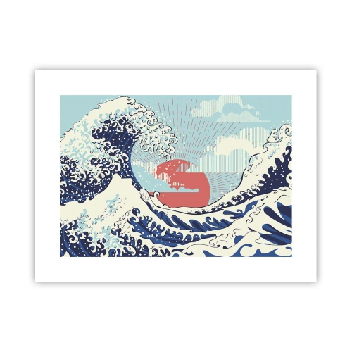 Plakat - Z japońskich inspiracji - 40x30 cm