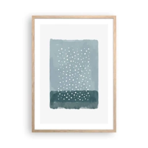 Plakat w ramie jasny dąb - Wyrosłe na błękicie - 50x70 cm