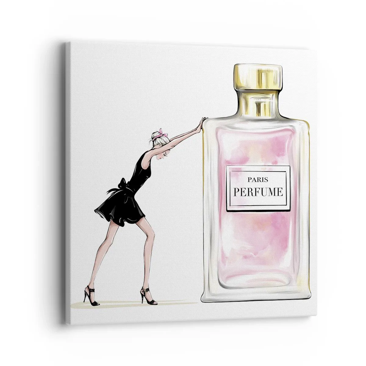 Obraz na płótnie - Esencja kobiecości - 40x40 cm