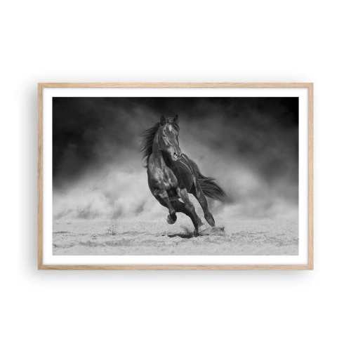 Plakat w ramie jasny dąb - Godny samego emira - 91x61 cm