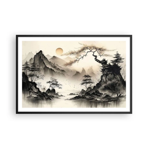 Plakat w czarnej ramie - Niepowtarzalny urok orientu - 91x61 cm