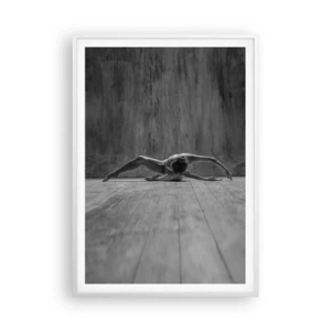 Plakat w białej ramie - Symetria odnaleziona - 70x100 cm