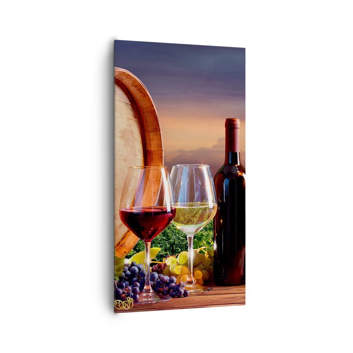 Obraz na płótnie - Tu życie ma smak - 65x120 cm