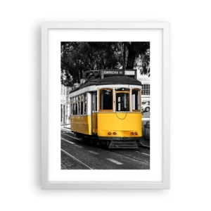 Plakat w białej ramie - I fado w tle - 30x40 cm