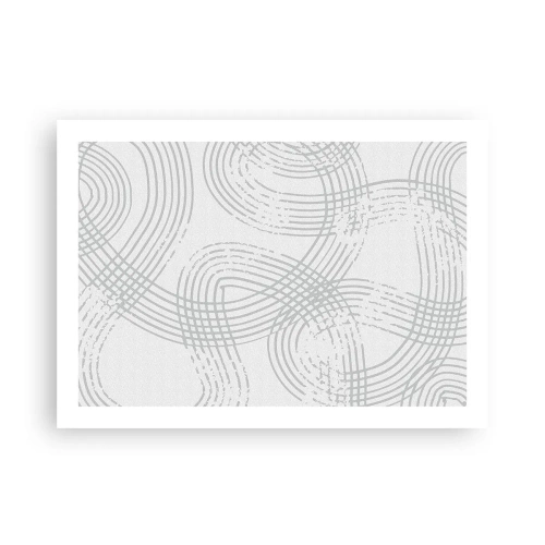 Plakat - Nie ma prostej drogi - 70x50 cm