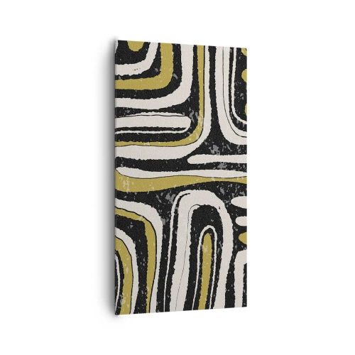 Obraz na płótnie - Kompozycja: trakty i zaułki - 65x120 cm